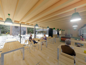 Vizualizace plánované proměny rozhledny, zdroj: projektstudio8.