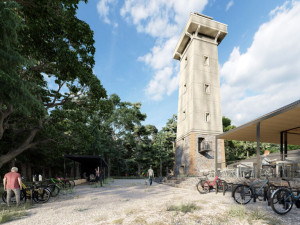 Vizualizace plánované proměny rozhledny, zdroj: projektstudio8.