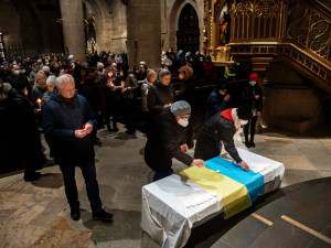 V plzeňské katedrále zazní modlitba za Ukrajinu, příchozí mohou zapálit svíčku a přispět do sbírky