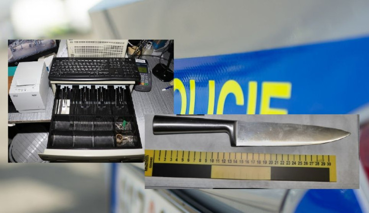 Statečný zaměstnanec přepadené čerpací stanice využil chvilkové nepozornosti lupiče a sebral mu nůž