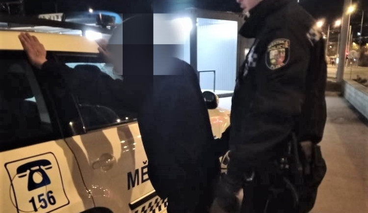 Surovec zkopal na chodníku ležící ženu a pak se dal na útěk před hlídkou městské policie