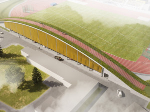 Fandové atletiky se v Plzni dočkají nové tribuny, sportovci nových šaten a cvičebního sálu