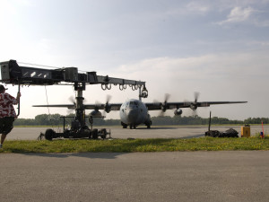 Jeřáb Supertechno používají filmaři po celém světě