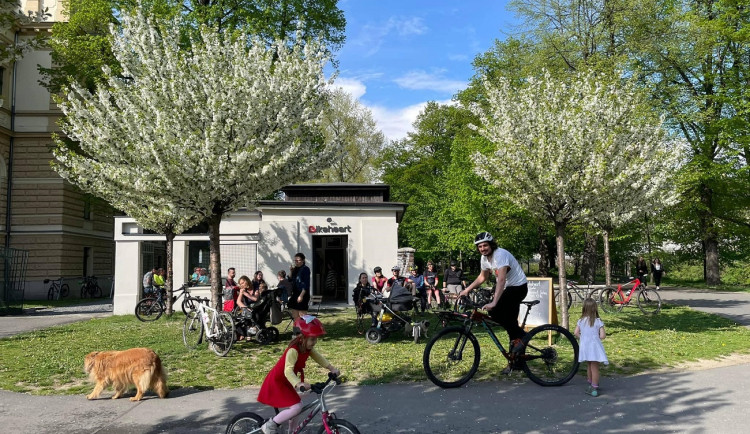 Plzeňské centrum cyklistiky Bikeheart renovuje historický společenský sál