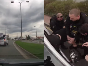 VIDEO: Zfetovaný řidič ohrožoval svou agresivní jízdou desítky lidí, policisté ho museli z auta doslova vytáhnout