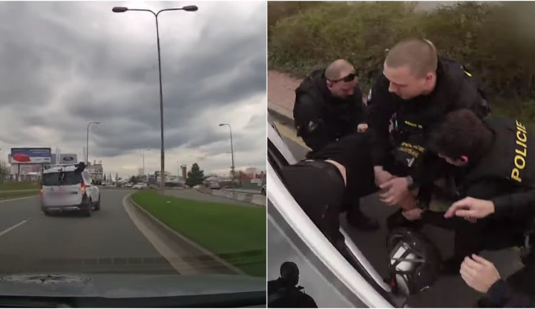 VIDEO: Zfetovaný řidič pod vlivem kokainu a pervitinu ohrožoval svou agresivní jízdou desítky lidí