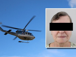 Žena po úrazu hlavy utekla z nemocnice s kanylou zavedenou do žíly, pátral po ní i policejní vrtulník