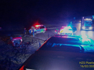 Jedna z mnoha nehod na křižovatce  I/20 a II/183