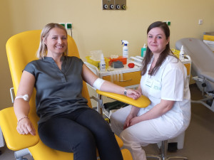 Domažlická nemocnice otevřela odběrové místo pro dárce krve, nemusí už dojíždět do Klatov