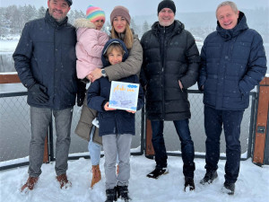 Loňský křest knihy Davida Křížka se odehrál bez jeho přítomnosti