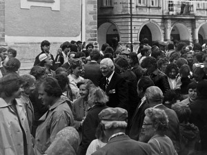 Fotografie StB z archivu ABS. Domažlice 1986