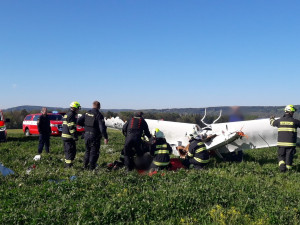 Během dvou dnů došlo už k druhé letecké nehodě, pilot ultralightu utrpěl těžká zranění