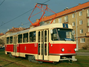 Tramvaj ČKD T3 č. 192 z roku 1975