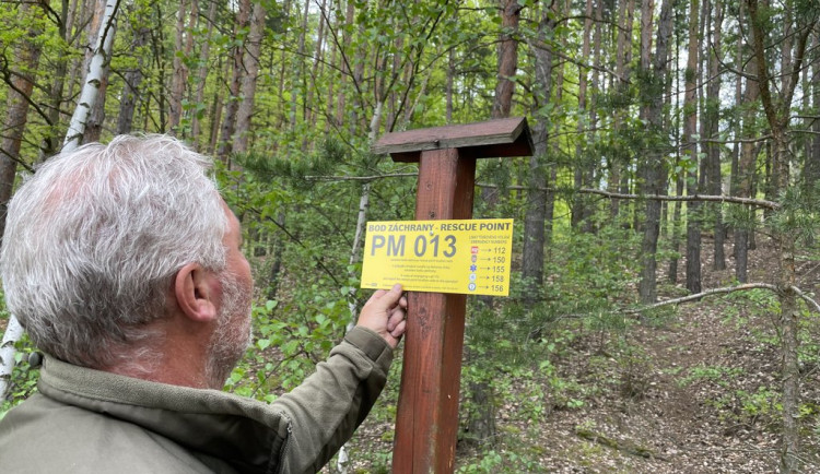 Včasný dojezd záchranářů pomohou zajistit body záchrany, lidé je najdou u boleveckých rybníků