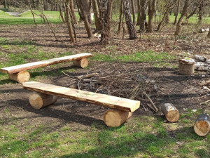 Veřejné ohniště můžte najít také na Božkovském ostrově