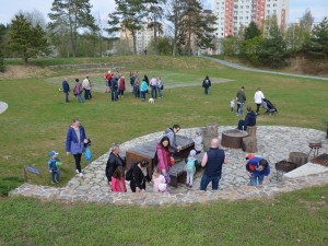park Podzemník s veřejným místem pro grilování