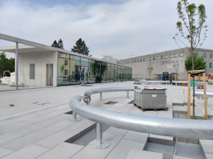 Obvod hledá nájemce pro dokončovanou bránu do Borského parku, bude tam kavárna a veřejné wc