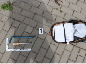 Nářadí použité při vloupání