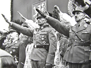 K. H. Frank na tribuně