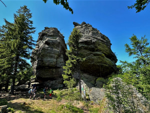 Oblíbená skála horolezců