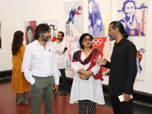 Slavnostní zahájení výstavy České a pákistánské hrdinky na National College of Arts (NCA) v Láhauru v srpnu 2022, foto: NCA