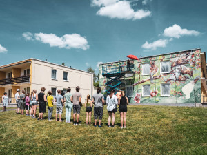Obří malby umělců z festivalu Wallz opět rozzáří i vybarví nevzhledné a šedé plochy plzeňských objektů