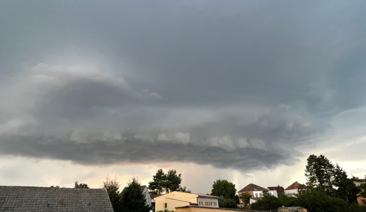 Loňská supercela na jižním Plzeňsku