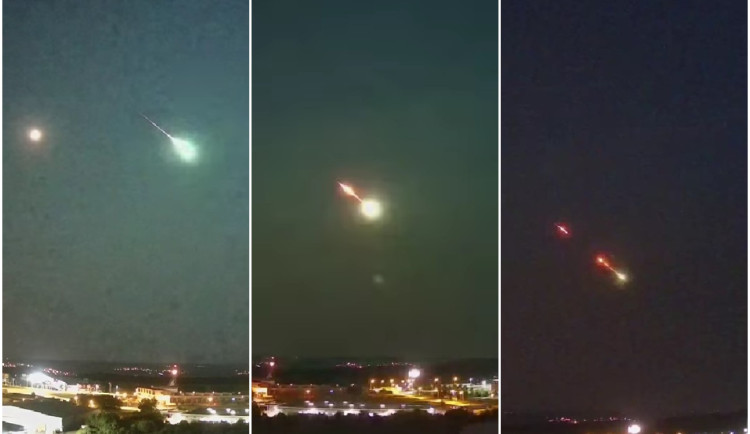 Extrémně jasný bolid ozářil nebe nad Plzeňským krajem, byl jasnější než měsíc v úplňku