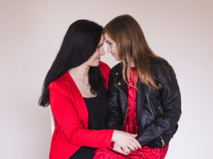 Natálka s maminkou Šárkou