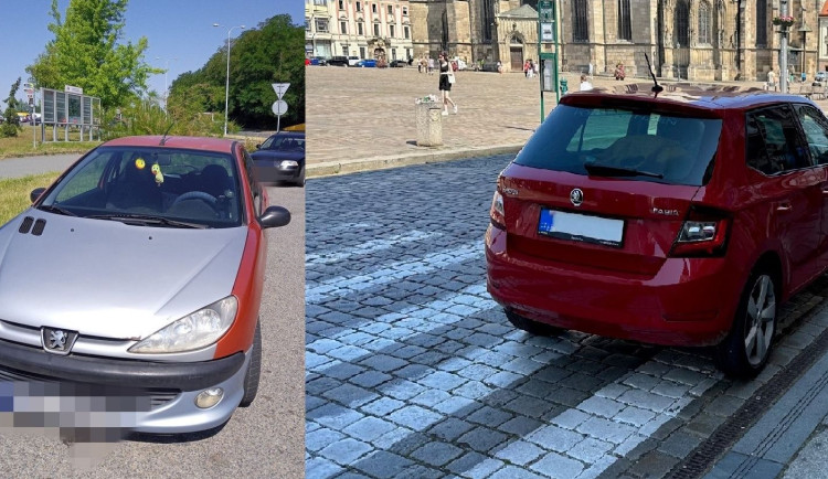 Špatné parkování odhalilo mnohem zásadnější problém se zákonem. Další motorista nechal auto na přechodu