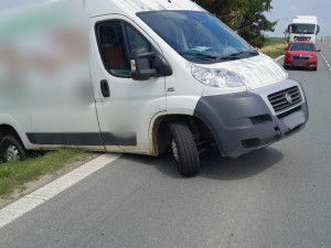 Druhá dopravní nehoda, ke které došlo jen o 300 metrů dál, se obešla bez zranění