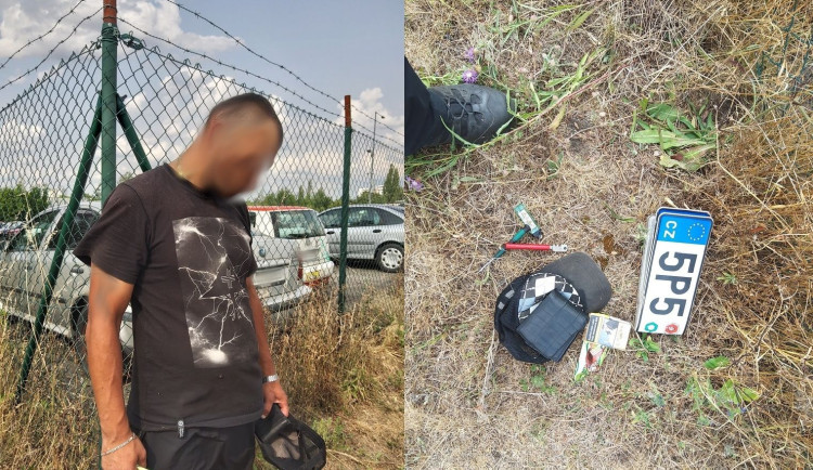 Cizinec se vloupal do areálu odtahového parkoviště prošpikovaného bezpečnostními kamerami a tam kradl