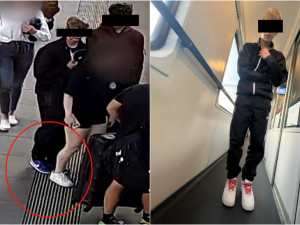 Dvojice mladíků ukradla ve vlaku chlapci boty, jednoho z nich stihl i v kradených a drahých teniskách vyfotit
