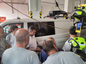 Unikátní aplikaci z dílny plzeňských dronařů si pochvalují čeští i němečtí hasiči