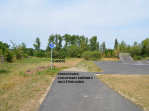 U rokycanského skateparku vyroste nová pumptracková dráha a napojí se na cyklostezku