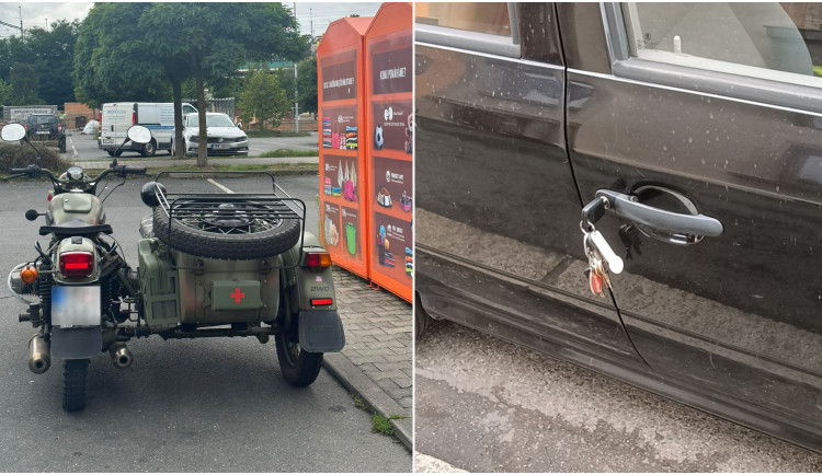 Majitel motorky nechal klíčky v zapalování a odešel, tuto skandální chybu dělá mnoho řidičů