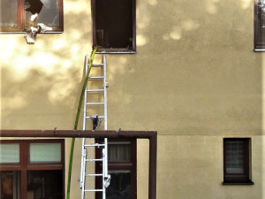 Požár dětského domova způsobil škodu za pět milionů. Plameny zdemolovaly kanceláře i trezor