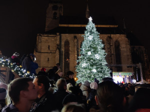 Loni zdobila náměstí jedle ojíněná