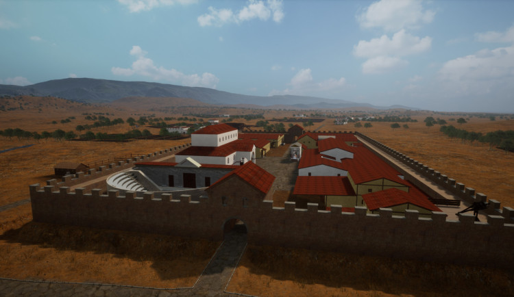 Hra pro virtuální realitu vezme milovníky historie do antické římské kolonie Castrum Novum