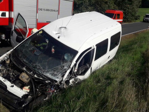 U Plánice se střetly dva automobily