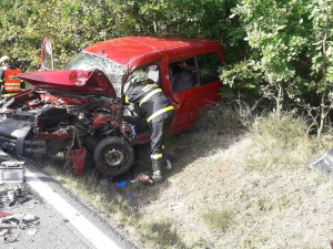 U Plánice se střetly dva automobily