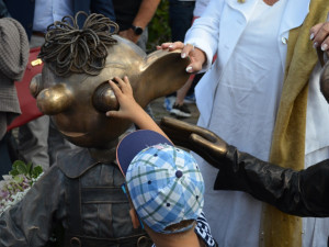 Sochy se pyšní pohyblivými částmi, foto: Zuzana Duzbabová