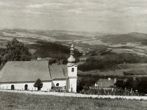 Hřbitov v Dobré Vodě před válkou