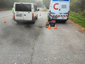 Při kontrole vozidel se policisté zaměřili i na měření emisí