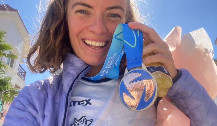 Cenný bronz, plzeňská triatlonistka Tereza Zimovjanová vybojovala medaili v závodě světového poháru 