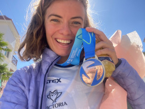 Cenný bronz, plzeňská triatlonistka Tereza Zimovjanová vybojovala medaili v závodě světového poháru 
