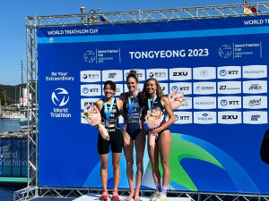 Cenný bronz, plzeňská triatlonistka Tereza Zimovjanová vybojovala medaili v závodě světového poháru 