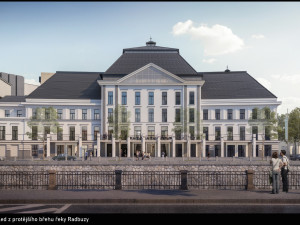 Výstavní prostory galerie i tělocvična, lidé se mohou seznámit se studií obnovy zchátralých lázní