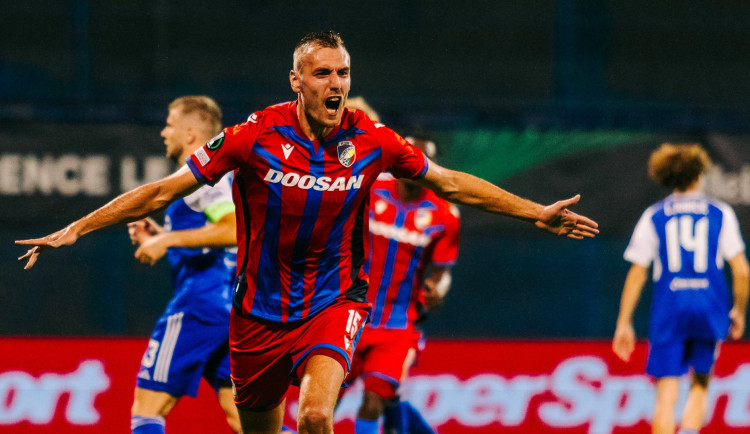 Fotbalisté Plzně v Záhřebu porazili Dinamo 1:0 a v EKL i potřetí zvítězili