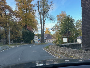 Uprostřed šumavské silnice vyrůstá z ostrůvku chráněný jasan, který nelze pokácet. Některým řidičům to vadí